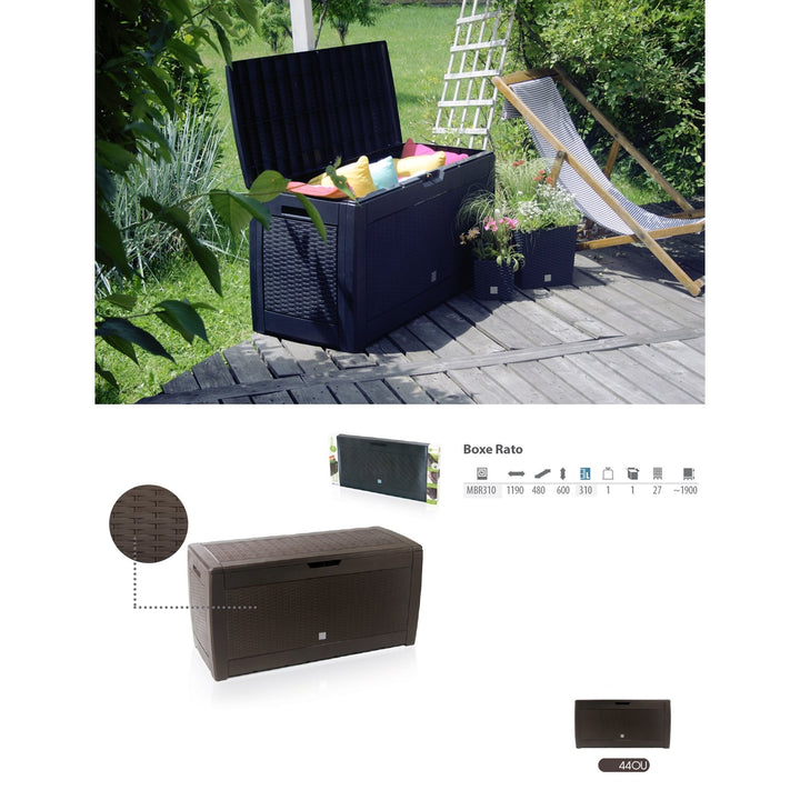 Boxovací box Prosperplast Rato 310L antracitový