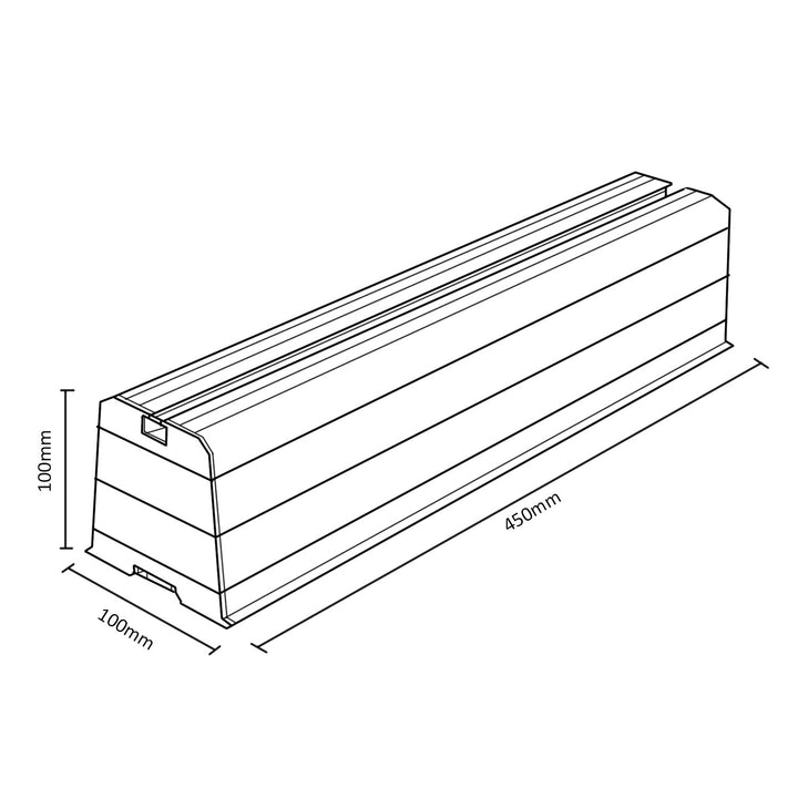 Montážna konzola pre klimatizáciu MC-863 do 100 kg dĺžka ramena 450 mm PVC kpl 2ks