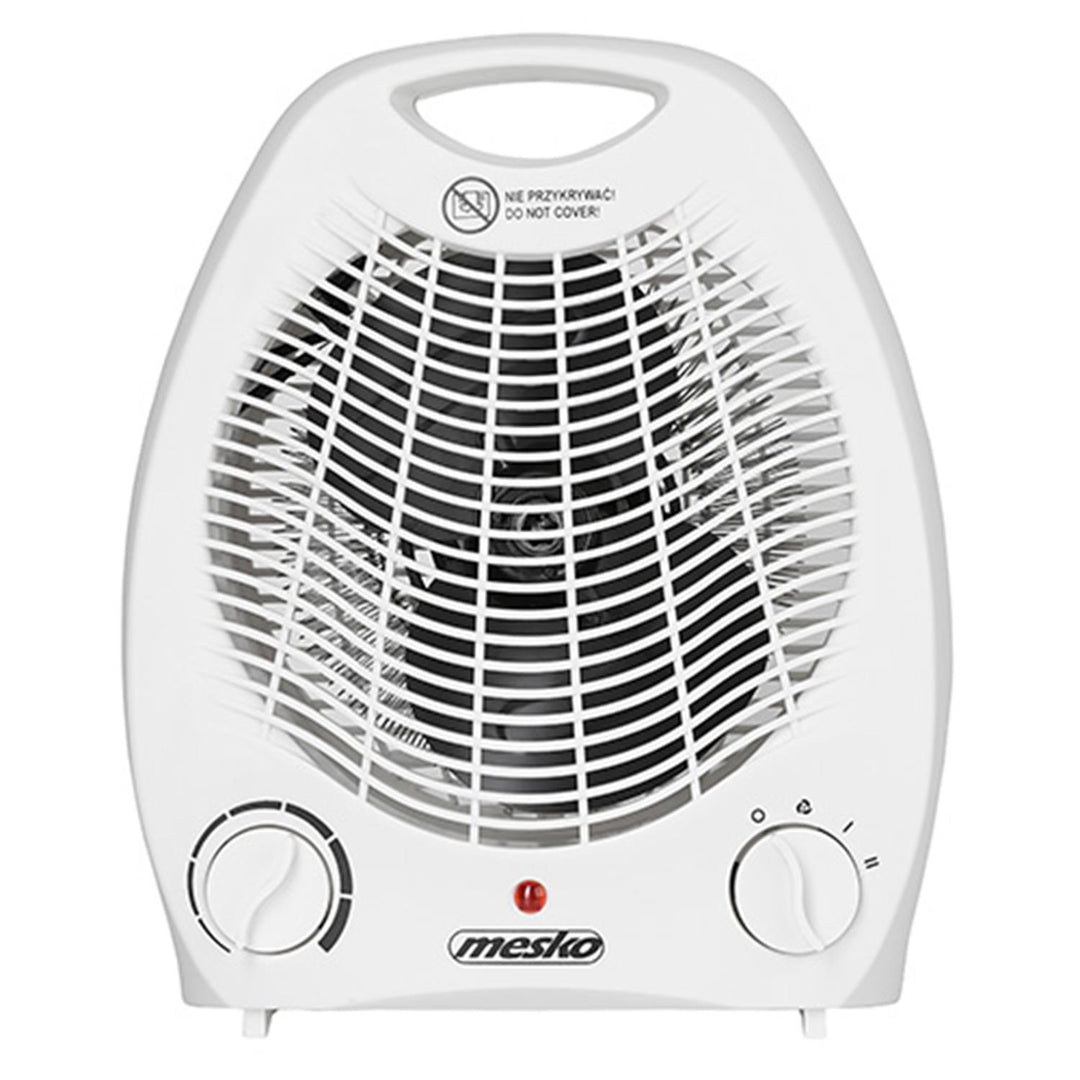 Ohrievač s ventilátorom 1000/2000W Mesko MS 7719 Môže pracovať pri dvoch vykurovacích výkonoch