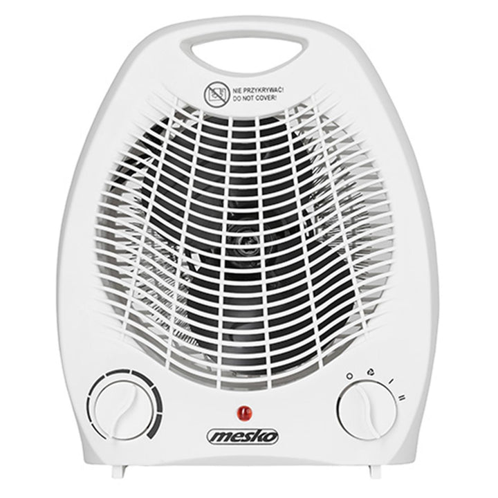Ohrievač s ventilátorom 1000/2000W Mesko MS 7719 Môže pracovať pri dvoch vykurovacích výkonoch