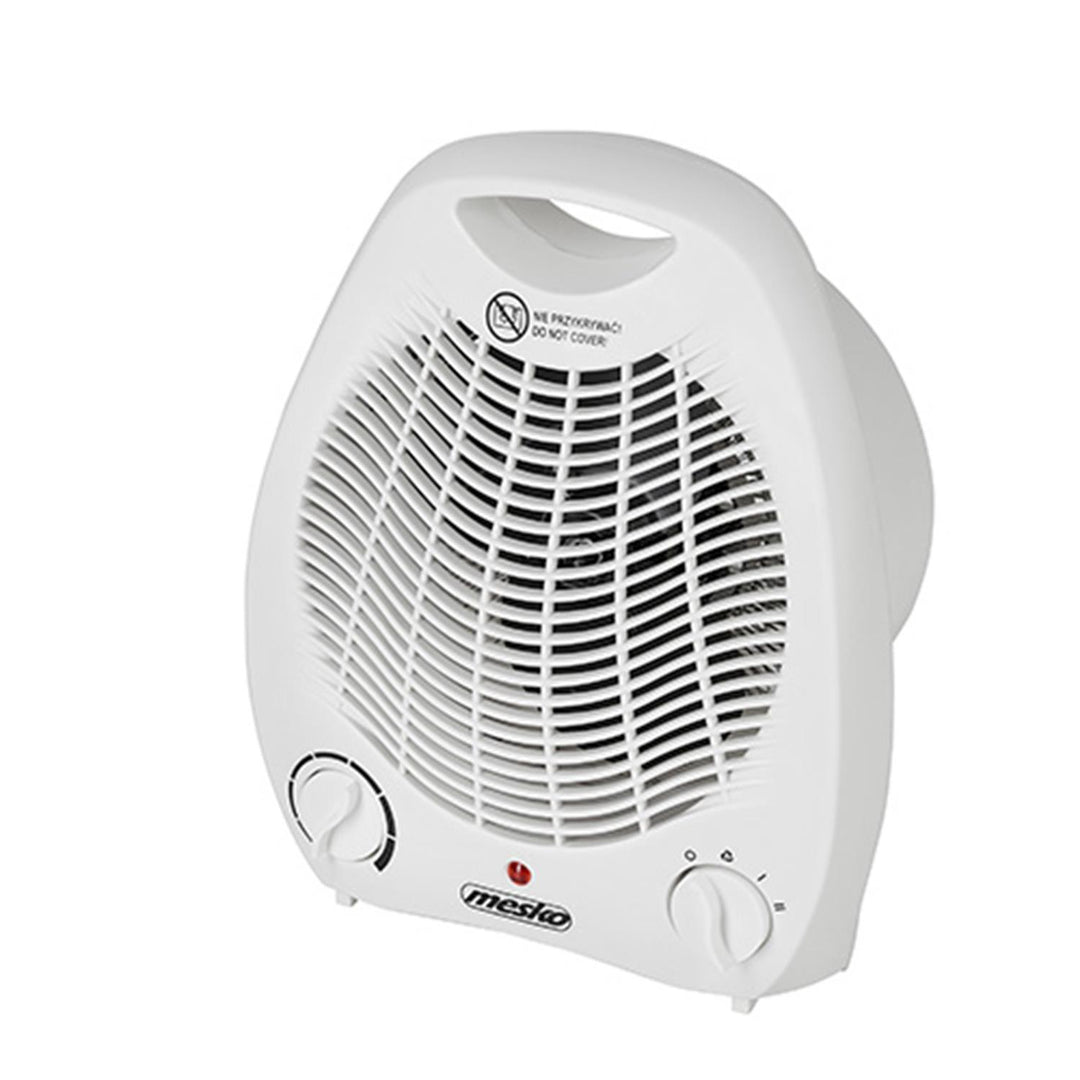 Ohrievač s ventilátorom 1000/2000W Mesko MS 7719 Môže pracovať pri dvoch vykurovacích výkonoch