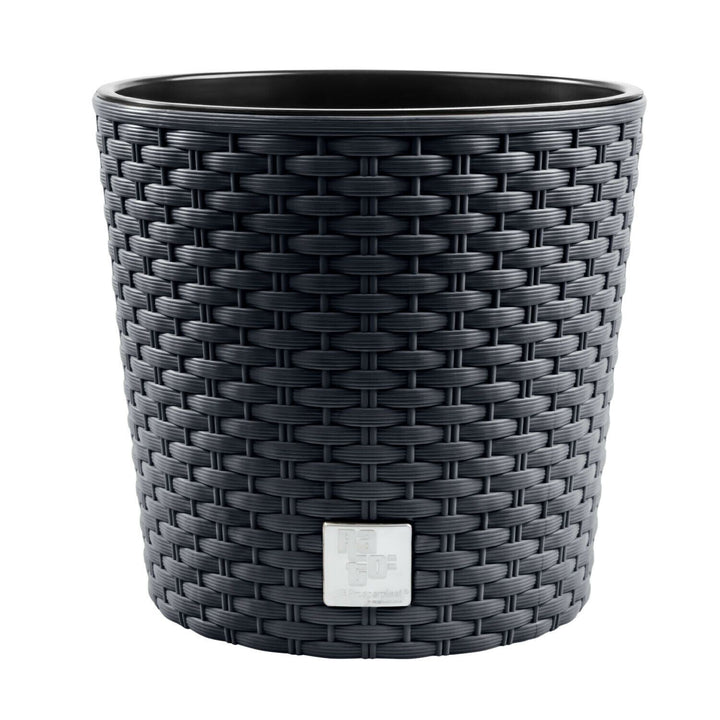 Kvetináč s vložkou Prosperplast Rato Round DRTUS400L-S433 - antracit