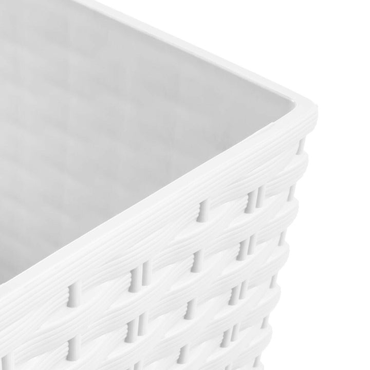Kvetináč s vložkou Prosperplast Rato Low DRTS325L-S449 biely