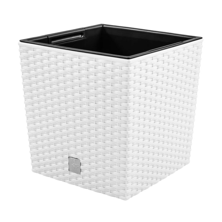 Kvetináč s vložkou Prosperplast Rato Low DRTS325L-S449 biely