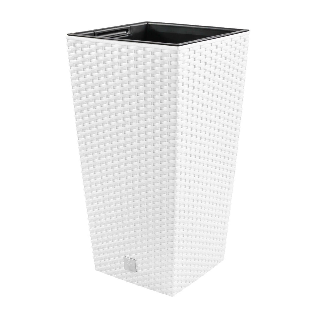 Kvetináč s vložkou Prosperplast Rato Square DRTS265-S449 - biely