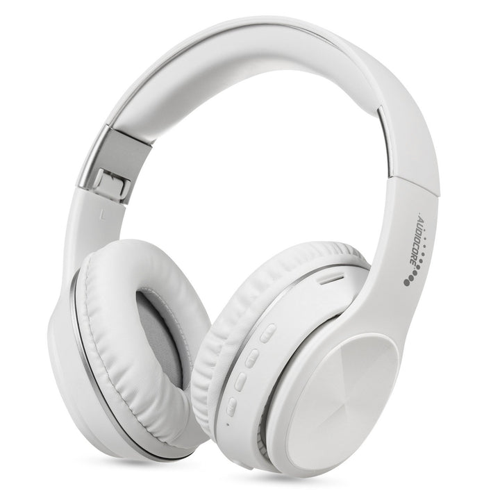 Casque sans fil V5.0 + EDR bluetooth rádio MP3 SD Audiocore AC705 W blanc