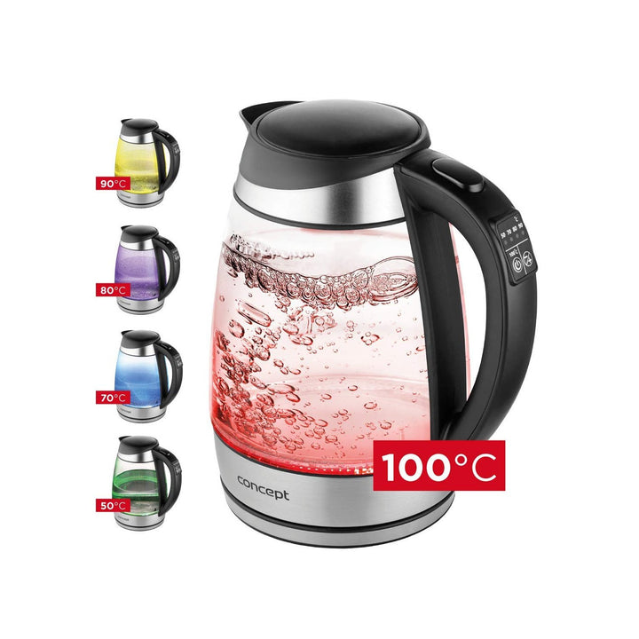 Rýchlovarná kanvica Concept RK4120 s objemom 1,7 l a reguláciou teploty