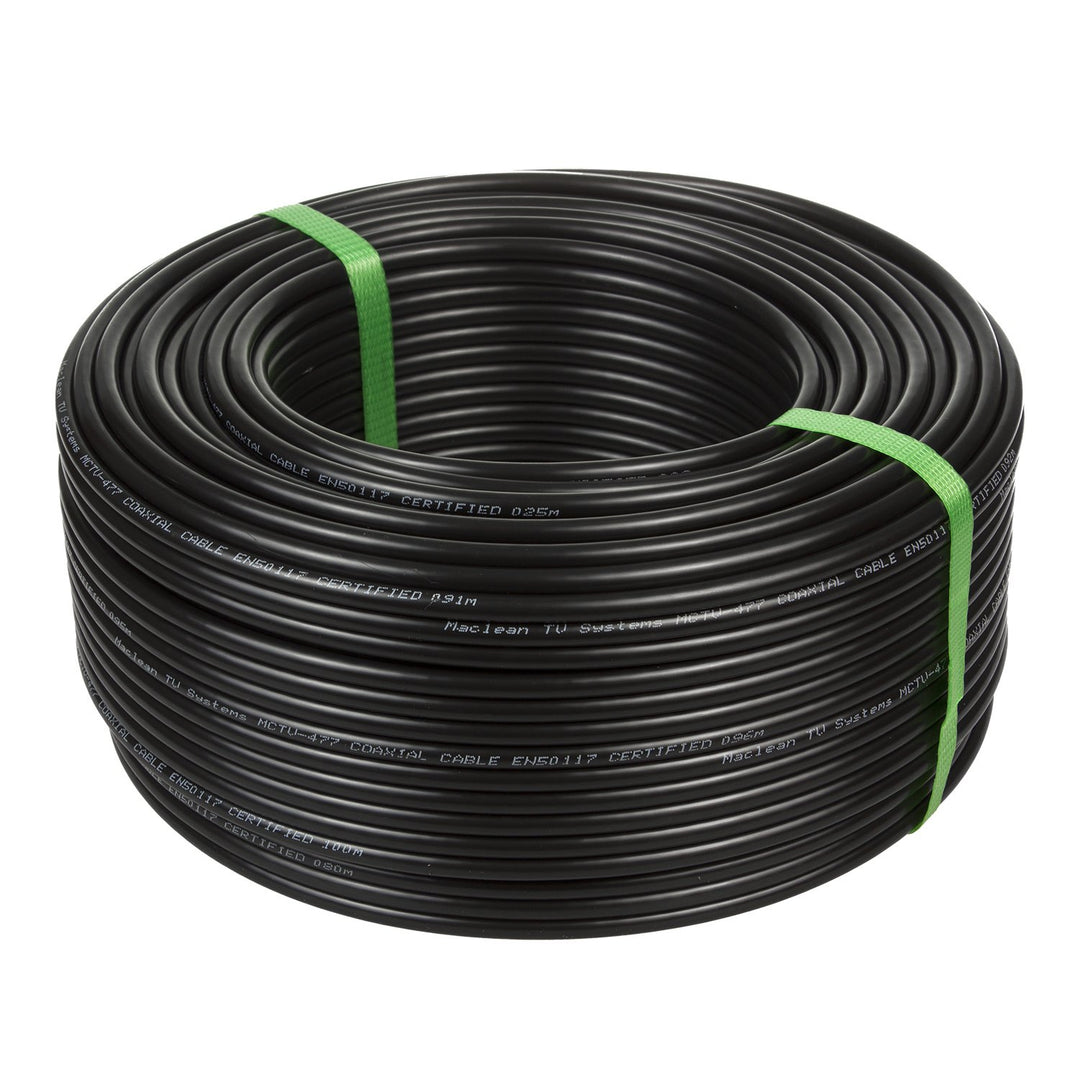 RG6 100M Maclean MCTV-477 1.0CU + 4.6FPE + AL / P + 96 * 0.12AL + 6.8PE
