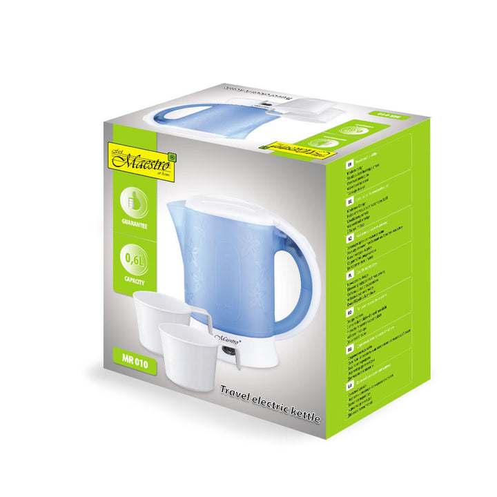 Cestovná kanvica Maestro MR010 0,6 l 600 W plus 2 šálky