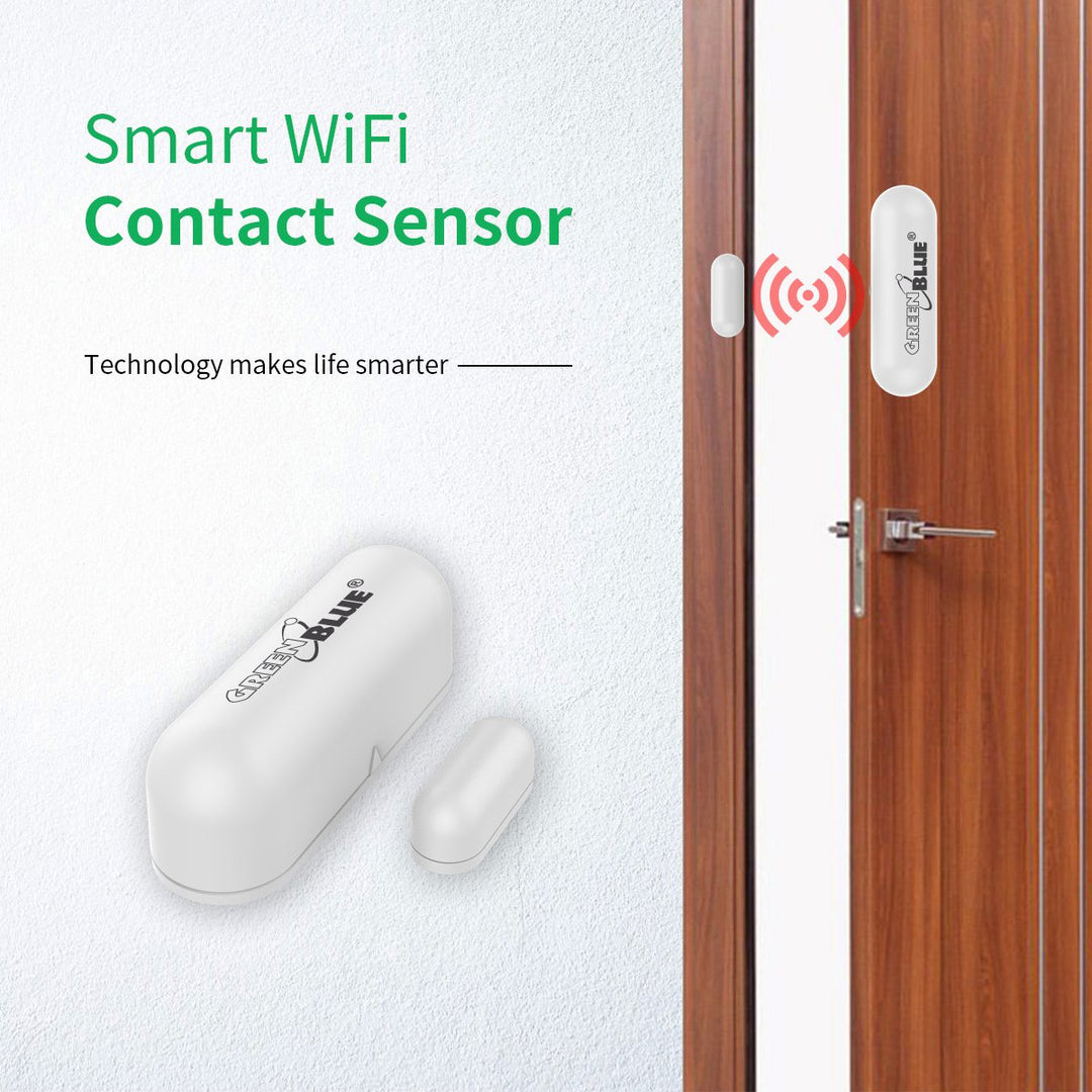 Snímač dverí/oken SMART WiFi s informáciami v reálnom čase Smart Life Tuya GreenBlue GB715