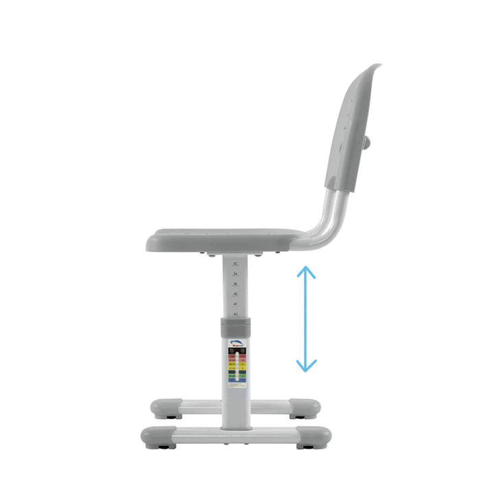 Ergonomický detský stôl s manuálnym nastavením výšky a stoličkou Ergo Office, modrý, max. 75 kg, ER-418