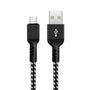 Kábel USB C podporujúci rýchle nabíjanie 2,4A Maclean Energy MCE471 čierny dĺžka 1m 5V/2,4A - prenos dát