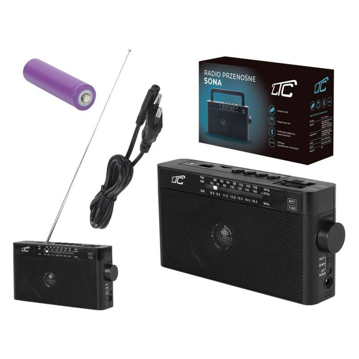 Prenosné rádio LTC Retro Sona Bluetooth - moderné riešenia v retro dizajne