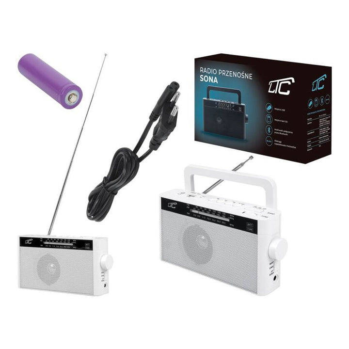 Prenosné rádio LTC Retro Sona Bluetooth - moderné riešenia v retro dizajne
