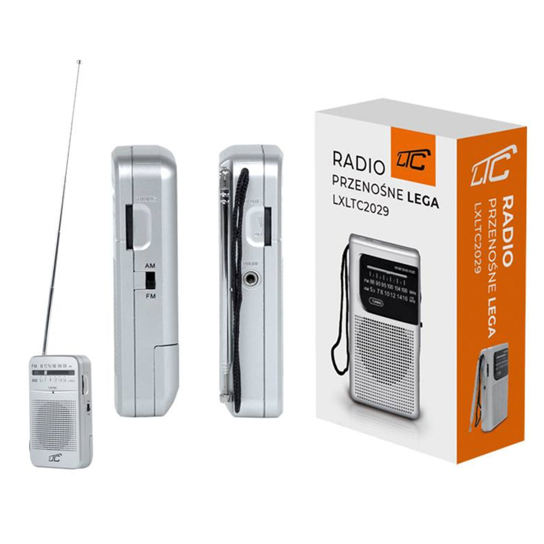Vreckové rádio LTC Retro Lega s teleskopickou anténou