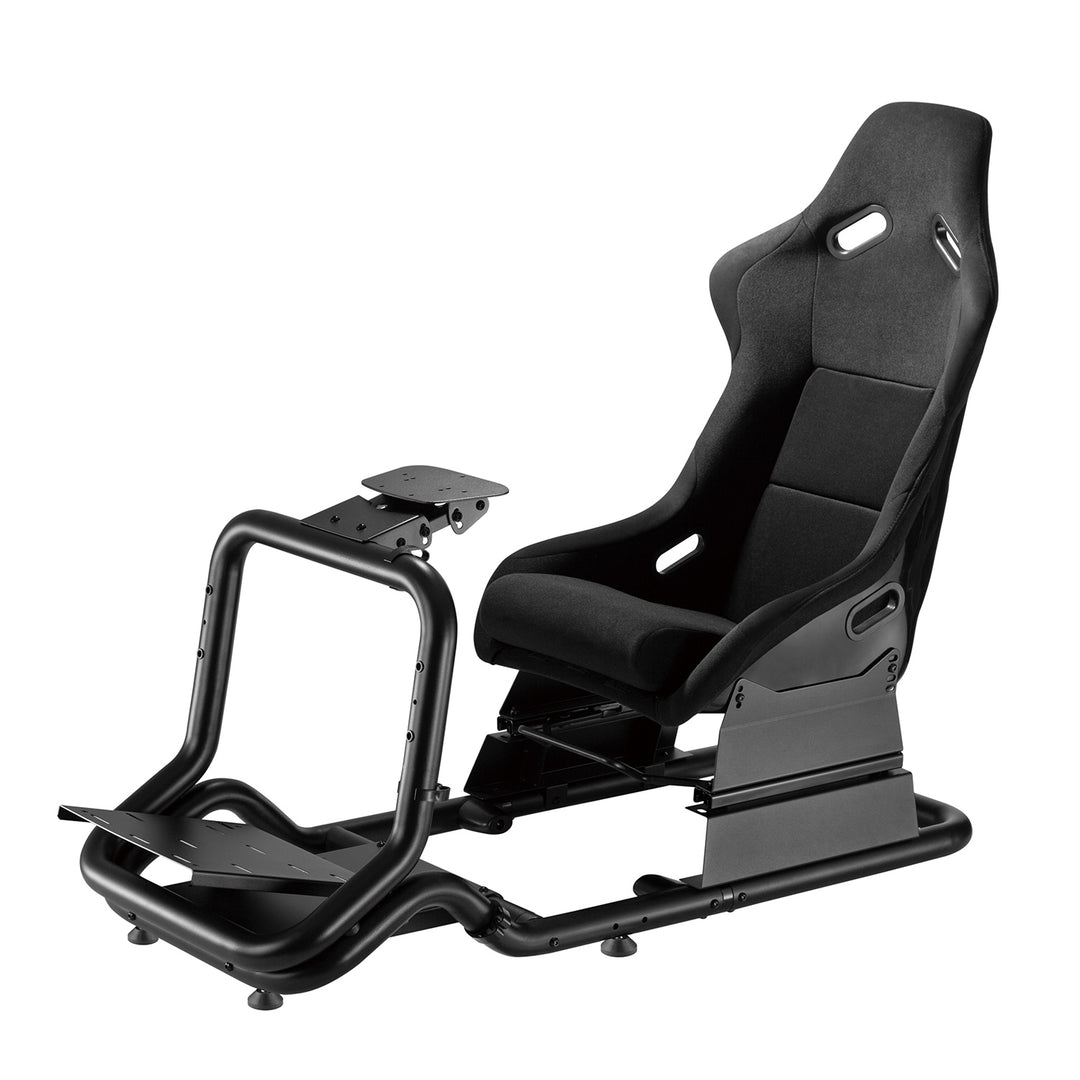 Pretekársky simulátor Kokpit 3 v 1 Sedadlo do 130 kg Držiak radiacej páky Stojan na riadidlá Držiak TV do 50" Max. Vesa 400x200 ...