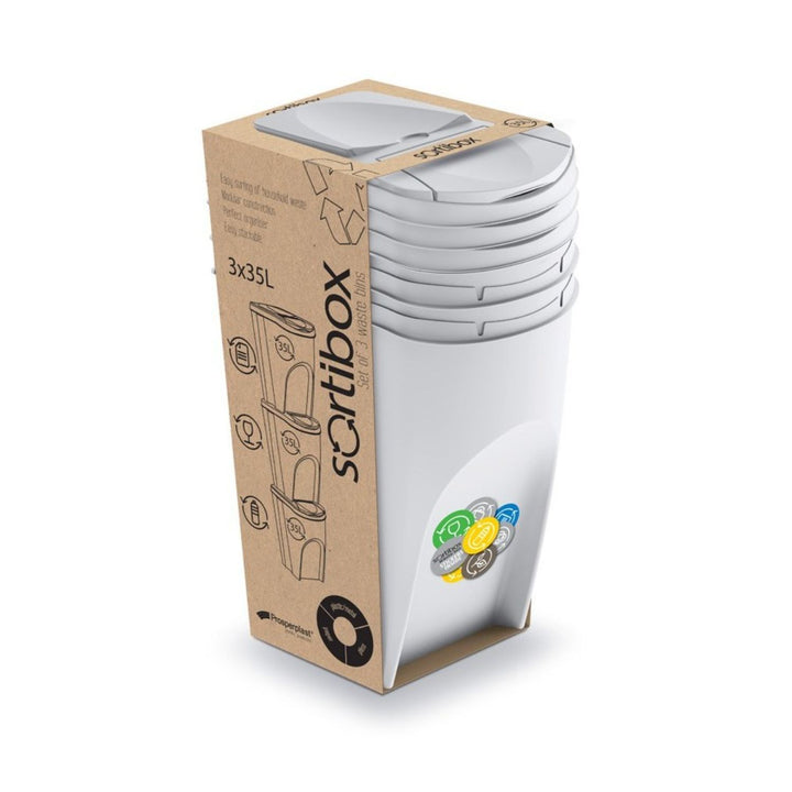 Sada košov na triedenie odpadu 3x35L
