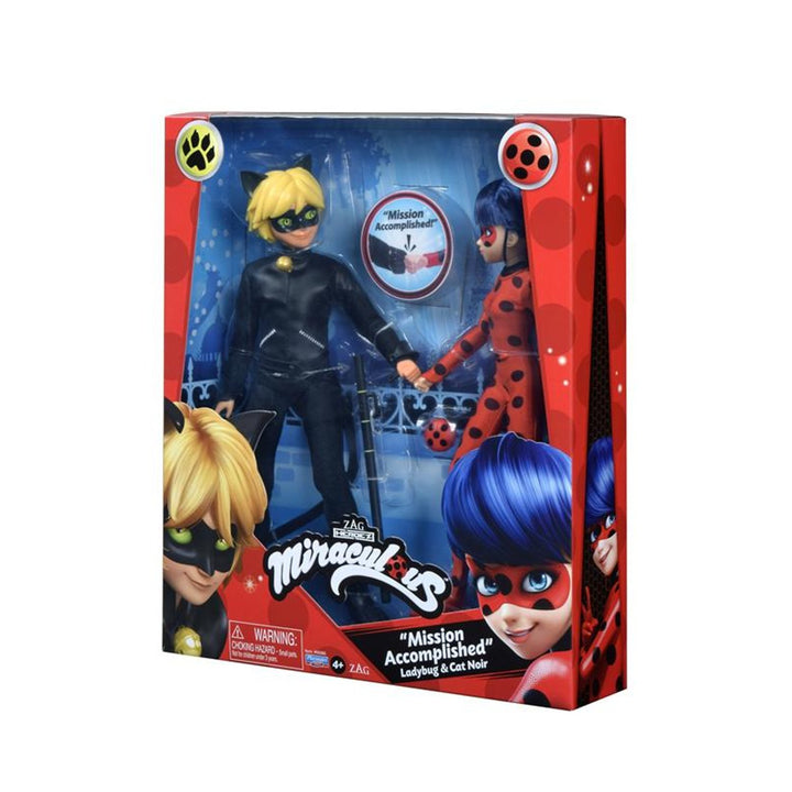 Sada figurek Miraculous Ladybug a Cat Noir od Playmates