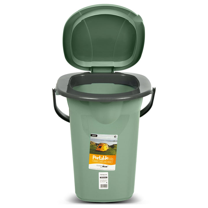 Turistická toaleta GreenBlue GB320GG 19L - zelená / šedá