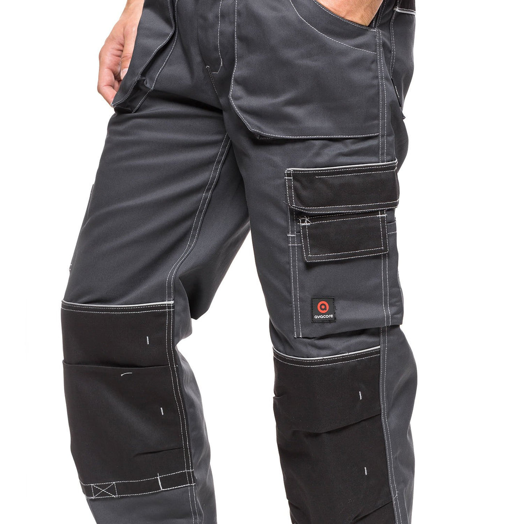 HELIOS GARDEN PANTS Grey and black Veľkosť 54 (98-103)