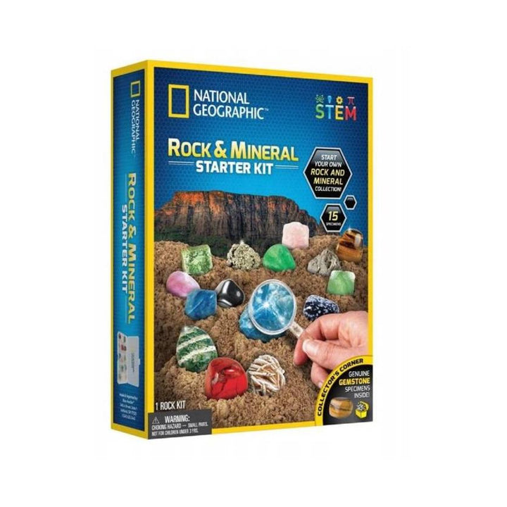 National Geographic - Štartovacia súprava hornín a minerálov