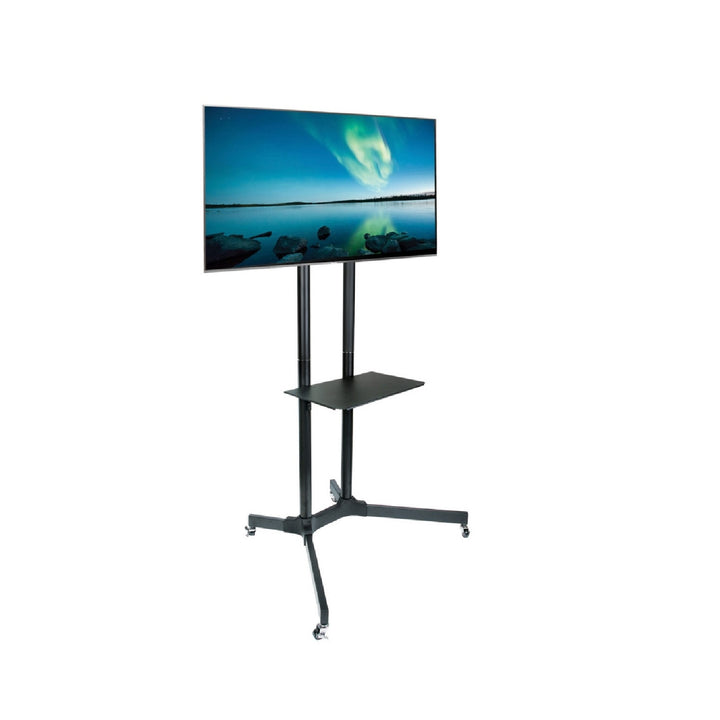Univerzálny držiak na TV s policou Stojan na TV 30-65" VESA 600x400 do 60 kg
