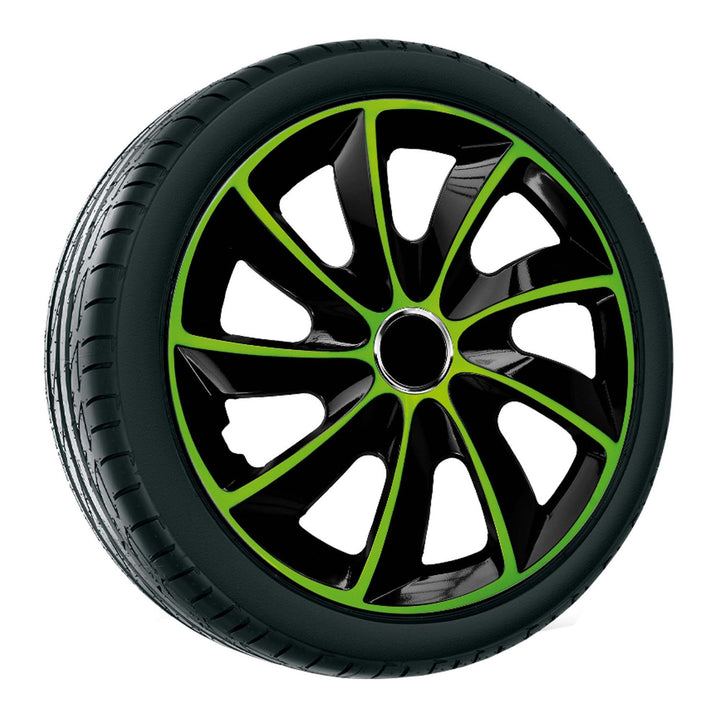 Čiapky 16'' NRM EXTRA STIG GREEN BLACK zeleno-čierne 4 kusy