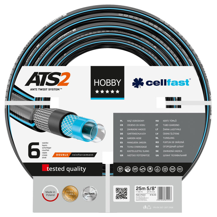 Cellfast Hobby záhradná hadica ATS2 5/8" 25 m 6-vrstvová