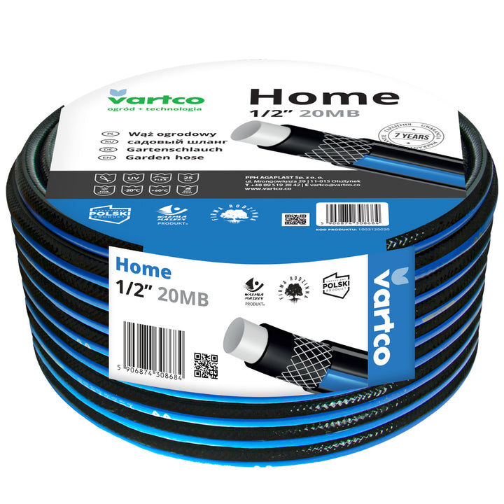 Vartco Home 1/2" flexibilná záhradná hadica 20 m 4-vrstvové