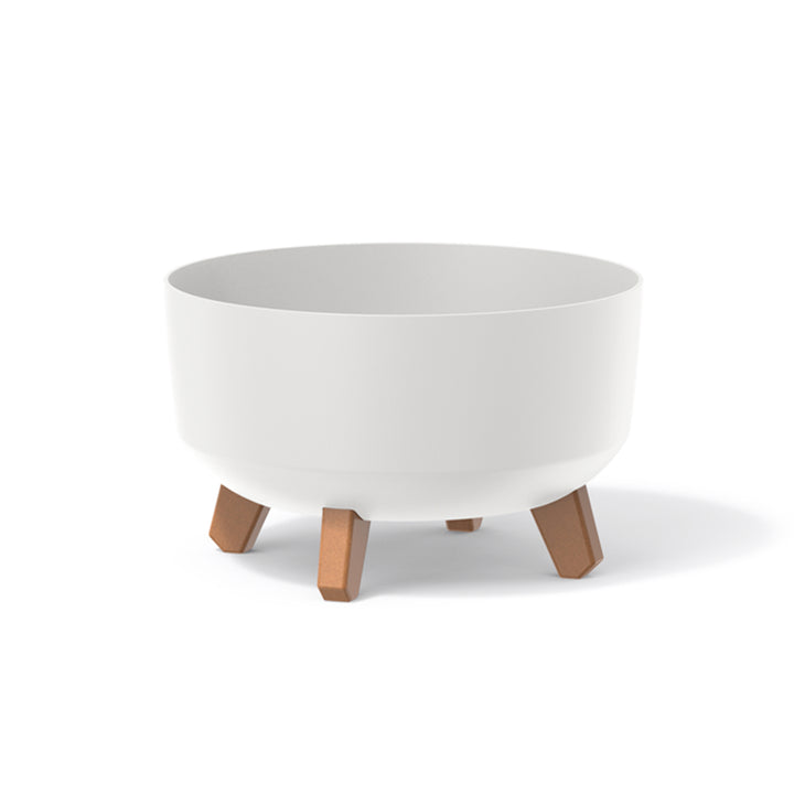 Prosperplast Gracia Nízky kvetináč DGRL300L-S449 biely