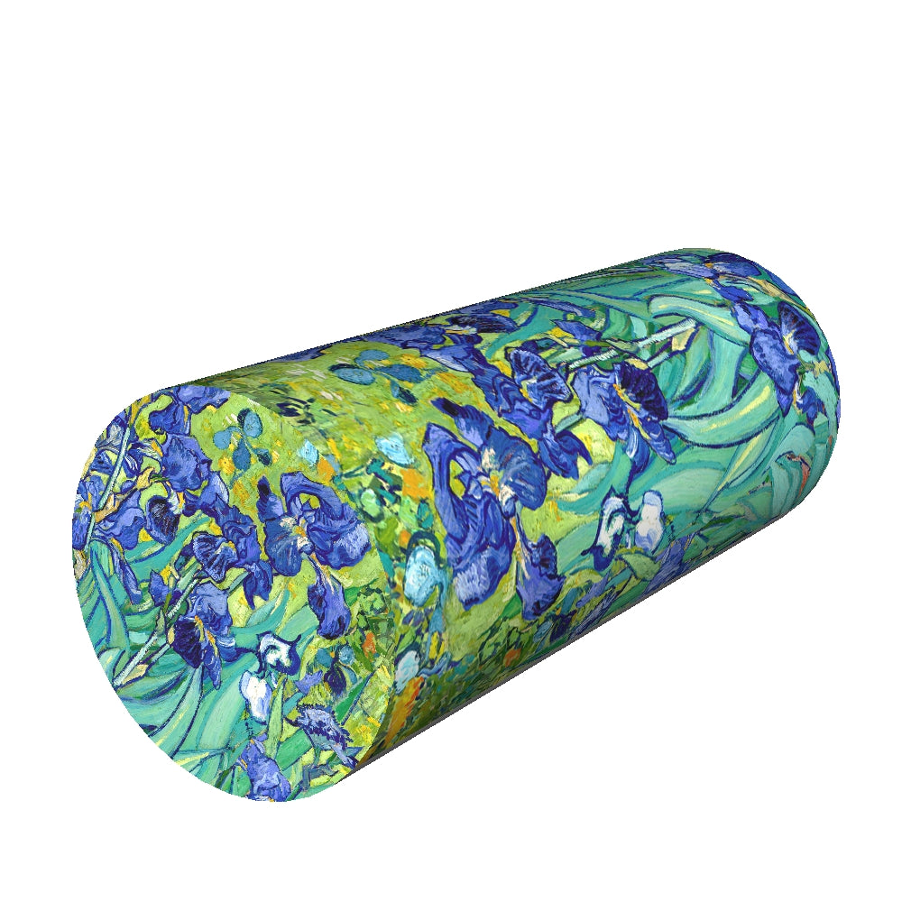 Vankúš na krk bedrový valec 40x15cm Vankúš na podporu valca Termoaktívna pena Roll Pillow Iris