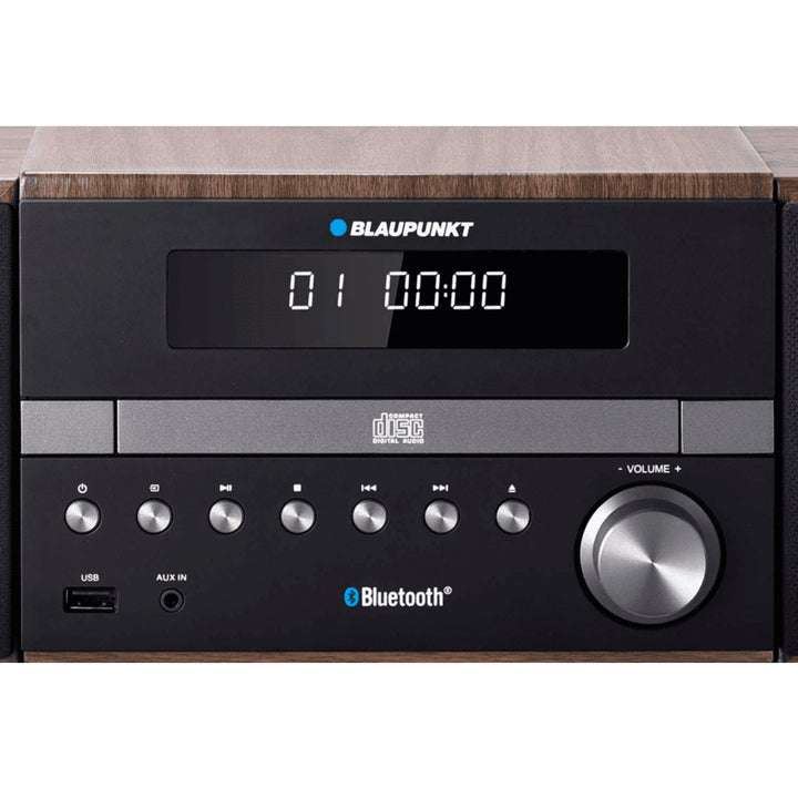 Mikro HiFi systém Stereo systém s Bluetooth a diaľkovým ovládaním Kompaktný systém FM rádio 2x50W AUX LED displej CD prehrávač CD/-R/-RW/MP3/WMA