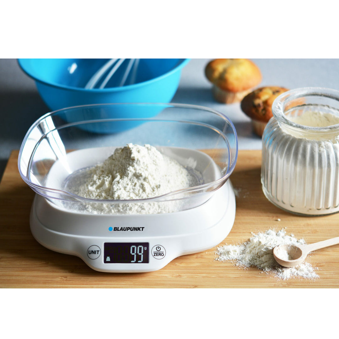 Digitálna kuchynská váha s odnímateľnou miskou s objemom 1,2 l do 5 kg Dotykové tlačidlá Digitálna váha