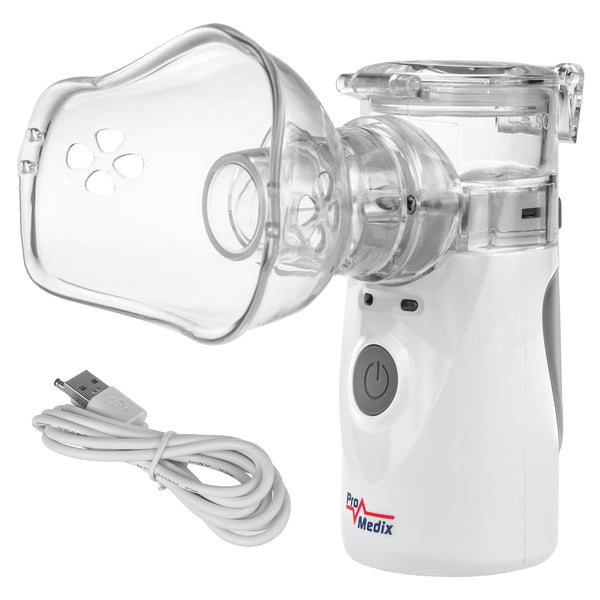 Prenosný inhalátor pre deti a dospelých Tichý inhalátor Nebuliser Dve masky Náustok Nebuliser Set USB Dobíjateľný Kompaktný