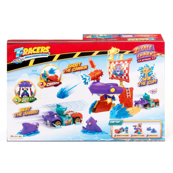 Exkluzívne vozidlo T-Racers Pirátsky žralok Playset