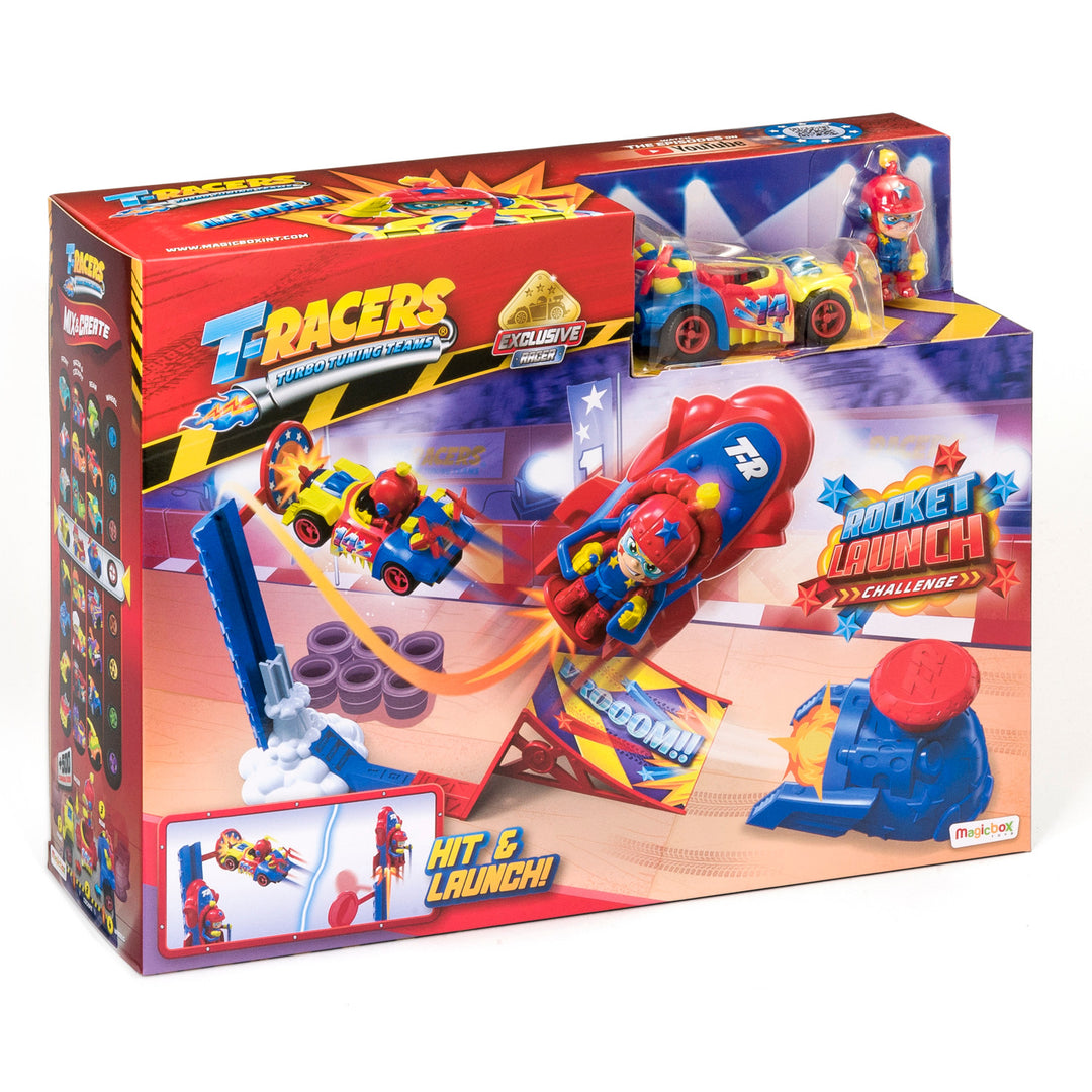 Exkluzívne vozidlo T - Racers Rocket Launch Playset