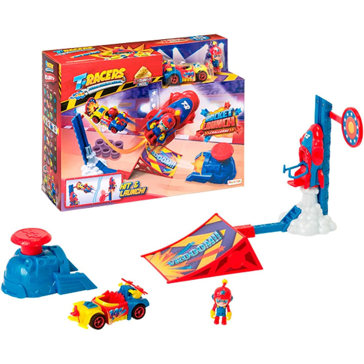 Exkluzívne vozidlo T - Racers Rocket Launch Playset