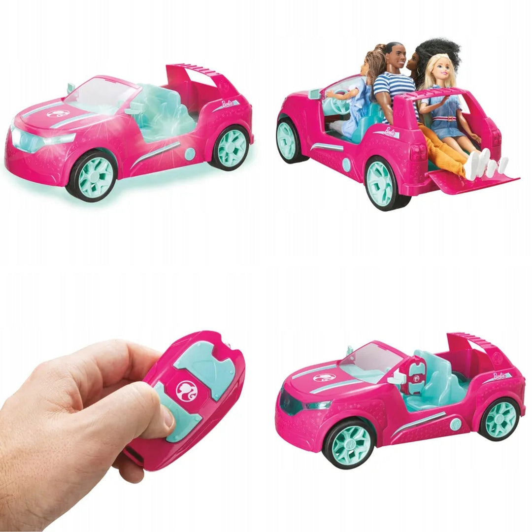 Barbie ružový SUV 45 cm set s diaľkovým ovládaním až 5 km/h