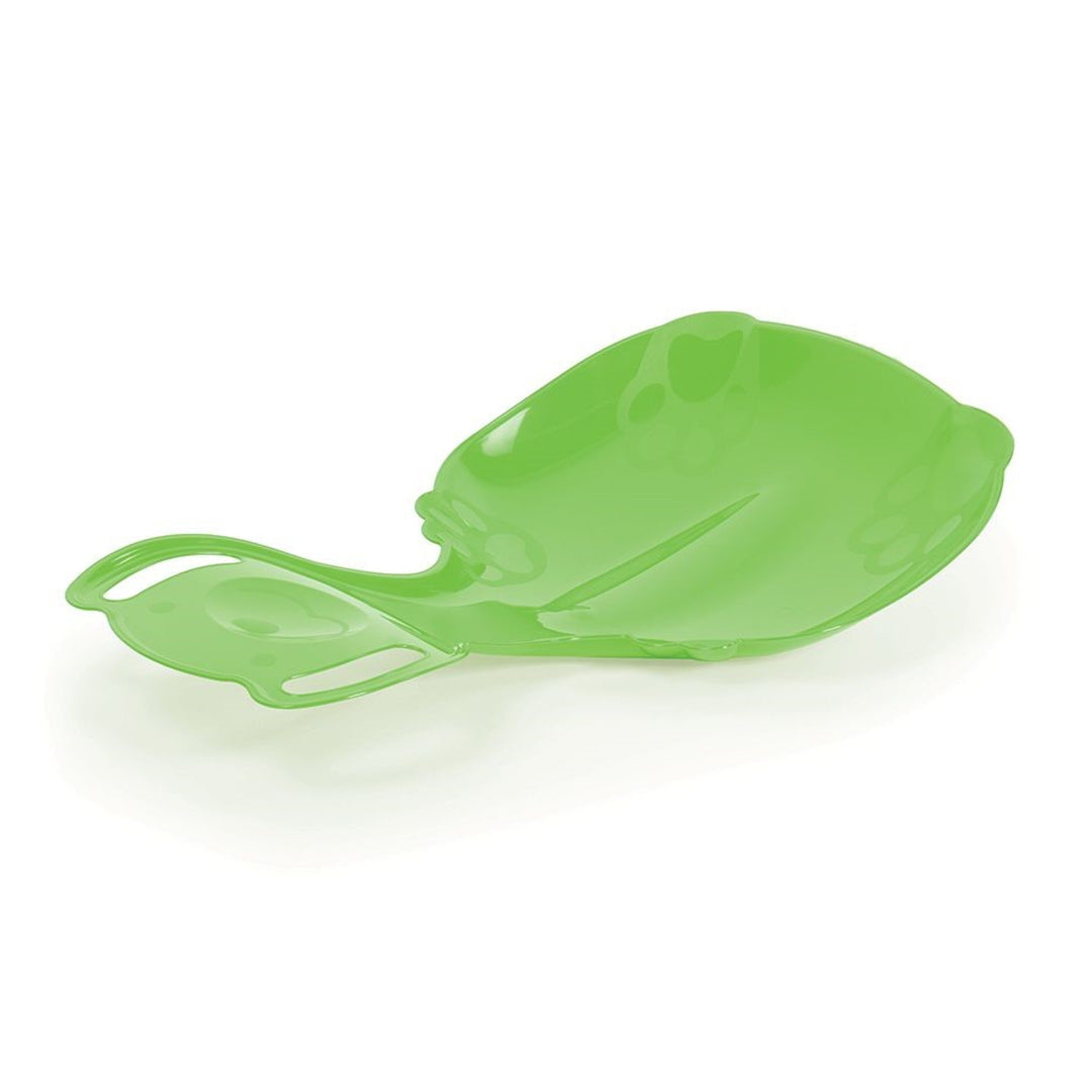 Detský klzák Snow Slide Polar Bear 1 z plastu, zelený