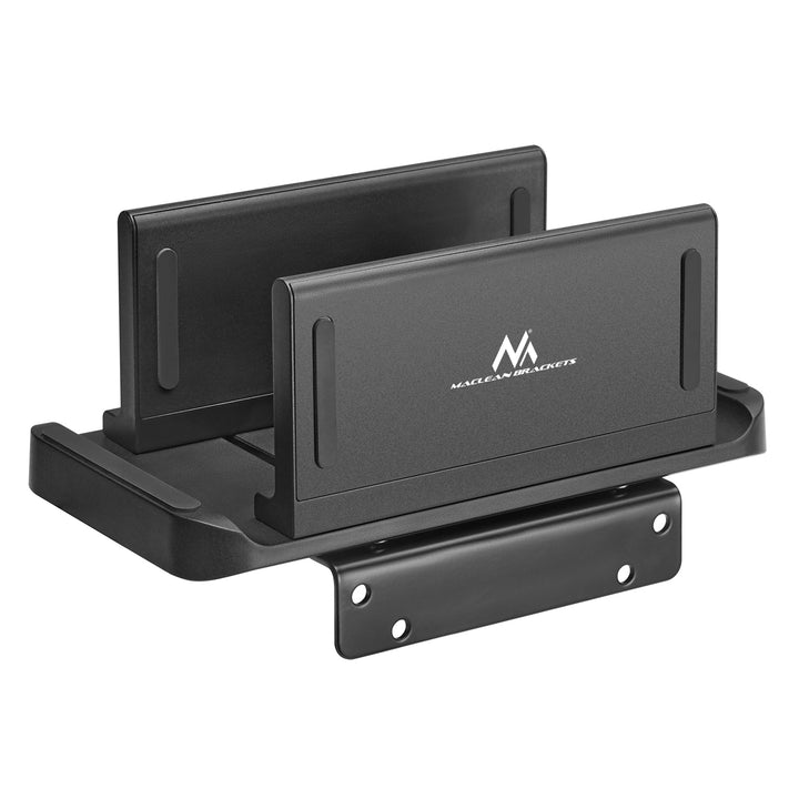 Maclean Thin Client / Mini PC Terminal Holder, čierny, vhodný pre držiaky VESA, voľne stojaci, MC-454