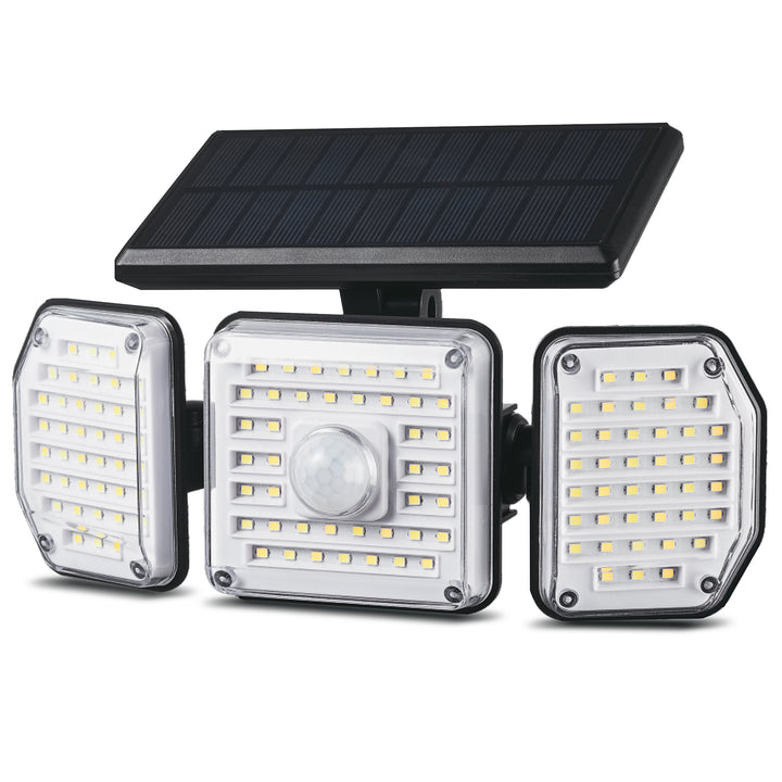 Solárna LED lampa so senzorom pohybu Maclean IP65, 4W, 320lm, 4000K, Li-ion 1200 mAh, 3 prevádzkové režimy MCE615