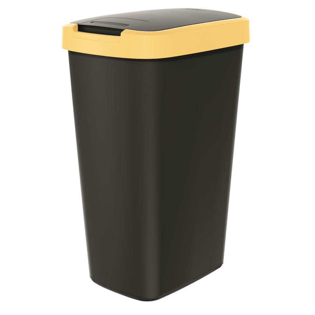 Keden COMPACTA Q odpadkový kôš s klapkou - jasne žltý 45l