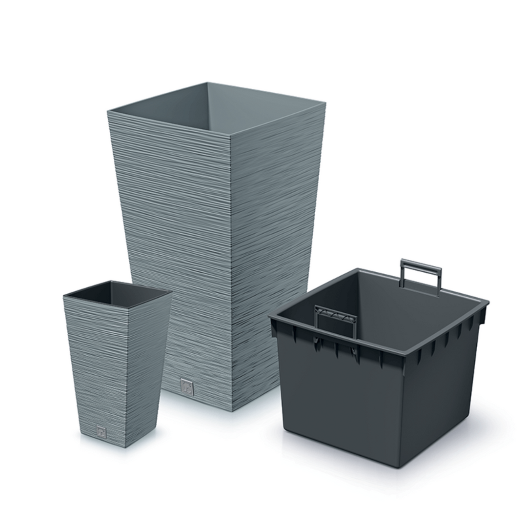 Prosperplast Furu Square DFSH350-422U kvetináč - betón