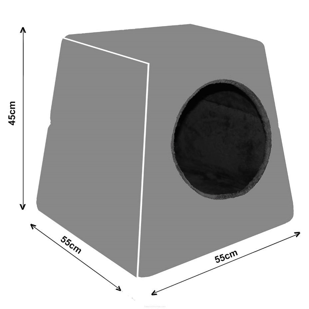 Pelech pre psa/kočku 2v1 Ibiza Day veľkosť D 55 x 55 x 45 cm