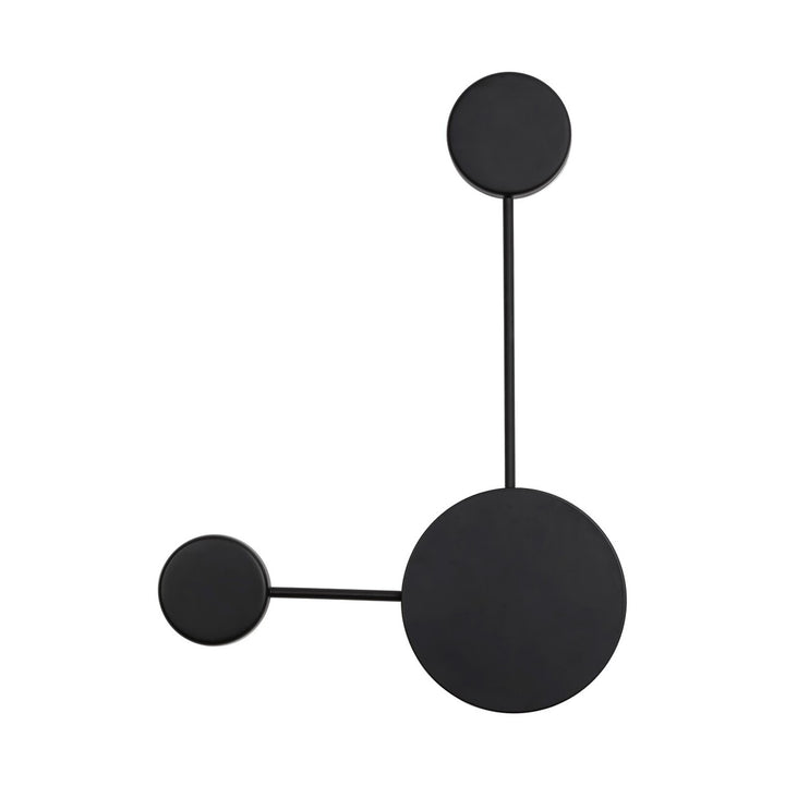 Amadeo LED 7W čierna nástenná lampa 6258 s teplotou farieb 4000 K