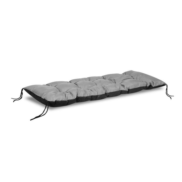 Vankúš na záhradné lehátko 120x50 cm Vodotesný PVC Codura Grey