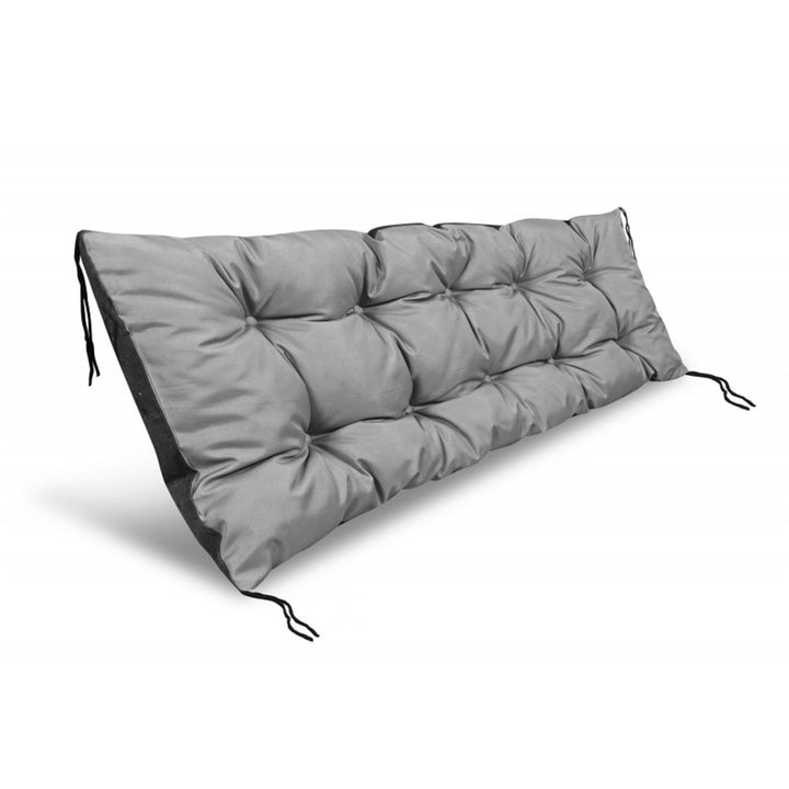 Vankúš na záhradné lehátko 120x50 cm Vodotesný PVC Codura Grey