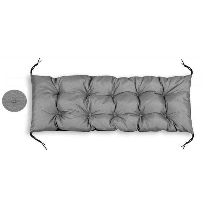 Vankúš na záhradné ležadlo Vankúš na záhradné ležadlo 180x50cm Vodotesný PVC Codura Grey