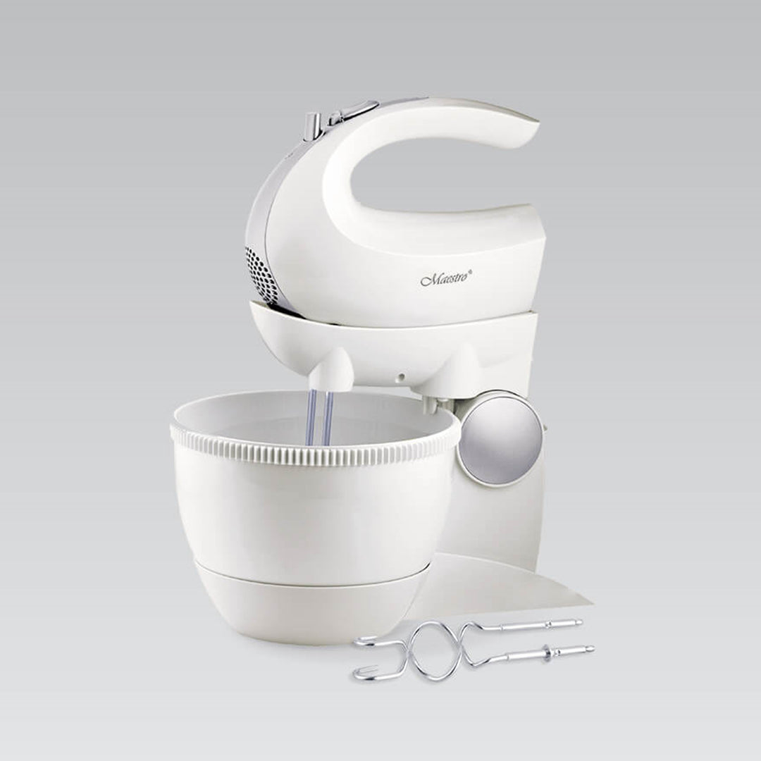 Mixér Maestro, rotačná misa, 5 rýchlostí, funkcia Turbo, 600 W, čierny, MR-556