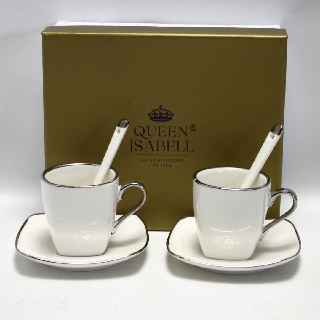 Porcelánová súprava šálok na espresso s taniermi Queen Isabell W23SV06-06471